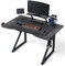 Yaheetech Scrivania Gaming Tavolo da Gaming per Computer PC Ergonomica con Ripiano Rialzato Scherimi Tappetino Ampio Mouse Supporto a Gancio per Cuffie Portabicchiere 111 × 70,5 × 91cm