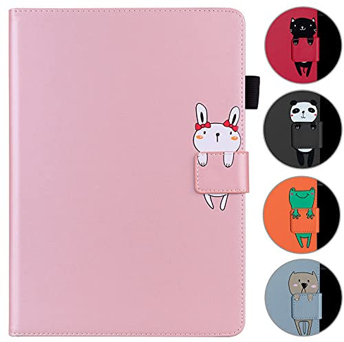 Kedic Cover per iPad Pro 11 2018/2020/2021/2022 Pelle leggera con patta cover iPad Air 2020/2022 Chiusura magnetica Funzione bracket custodia iPad Air 11 2024/2025 -Rosa