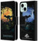 Head Case Designs Officially Licensed Jurassic World Blue Velociraptor Key Art Leather Book Wallet Case Cover Compatible With Apple iPhone 13 Mini