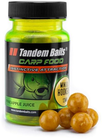 Tandem Baits Karpfen Futter Angelfutter Hakenköder Carp Food Mini Oil Hookers 12 mm 50 g Ananassaft