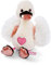 NICI Kuscheltier Love Schwan 35 cm weiß I Plüschtier für Mädchen, Jungen & Babys I Flauschiges Stofftier zum Kuscheln, Spielen & Schlafen – 48268