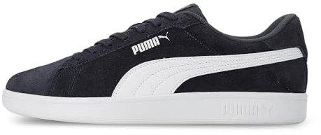 PUMA Unisex Smash 3.0 Sneaker, Parisian Night White Silver, 44.5 EU