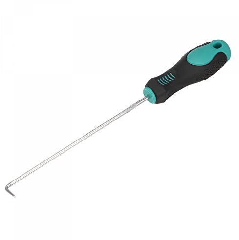 sourcing map 90 Degree Pick Hook 9.45 Puller Remover Removal Tool for Oil Seal/O-Rings, Gasket, Hose