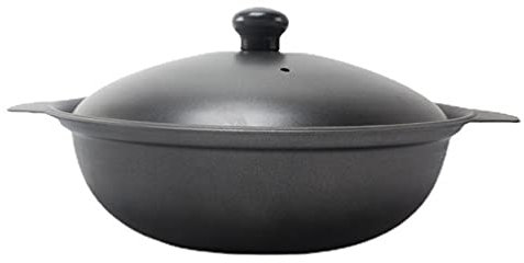 CALLARON 1 Pc Casserole Marmite Japonaise Tajine En Fonte Passoire à Graisse Poêle à Sukiyaki Pot En Argile Pour Cuisiner Récipients Avec Couvercles Poêle à Frire Cuiseur De Riz Fer Ragoût
