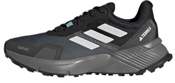 adidas Women's Terrex Soulstride RAIN.RDY Trail Running Shoes, Core Black/Crystal White/Grey Four, 4 UK