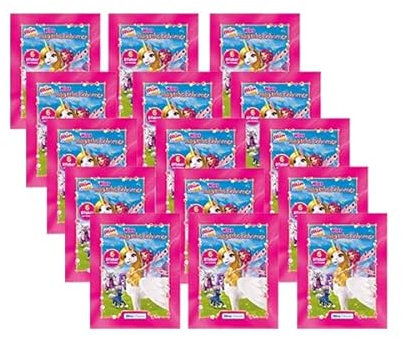 Generisch Blue Ocean Mia and Me Sticker (2023) - 15x Rosa Einhorn Sticker (Deutsche Version)