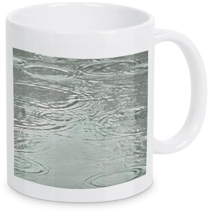 artboxONE Tasse Zen-Regentropfen von Riley B - Kaffeetasse Natur