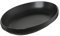 AMBITION Plat de service grand plat en porcelaine ovale 26,5 x 17,5 cm Plat de service pour fruits salades desserts lave-vaisselle & micro-ondes 1 pièce