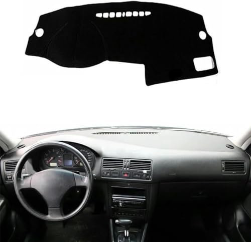 BOLNEY Estera de la Cubierta del Tablero de la Consola Central del Coche,para Golf 4 MK4 1997-2003,Cubierta del Tablero, Estera de la Cubierta del Tablero