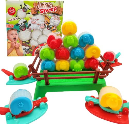 DKIIL NOIYB Magnetisches Schachspiel, 2024 Neue 2-in-1 Magnetic Chess Game, 44pcs Magnetspiel mit Strafscheibe, Magnetisch Schachspiel Interaktives Tisch Brettspiel für Kinder und Erwachsene (Schaf)