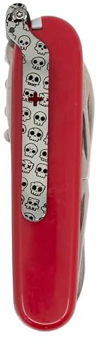 SwissKarry Clip Compatible with Some 91mm Victorinox Swiss Army Knife Models. Please Check Compatibility. 5 Custom Designs for a Personalised Multi-Tool. Stainless Steel Tough. 'Cranium Matte'