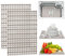 POFIBO 2er-Set Spülbeckenmatte, Schutzmatte für Spülbecken, 30x40cm Spülbeckeneinlage PVC Zuschneidbare Abtropfmatte Verstellbare Spülmatte für Spülbecken, Einlagen für Spülbecken Küche/Bad