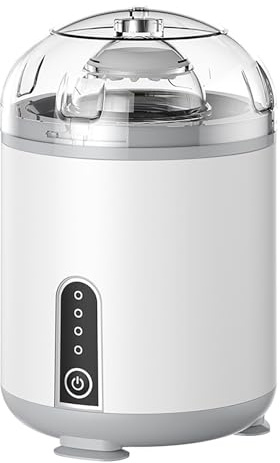 Elektrischer Eierrührer, Eigelbmischer Shaker Mixer Gleichmäßige Rotation Eigelb Weiß Mixer Multifunktionales Elektrischer Egg Scrambler Shaker (WHITE)