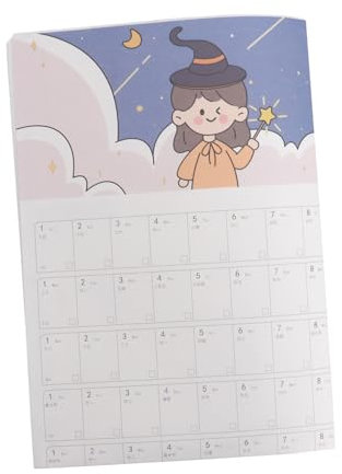 Lurrose Multifunktionaler 1pc-jahreskalender 2021. Wandkalender Für Die Lebens- Und Arbeitsplanung. Genug Platz Für Tägliche Aufgaben.