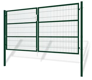 Casanoov Portail battant grillagé 3m RAZO H.160cm Vert