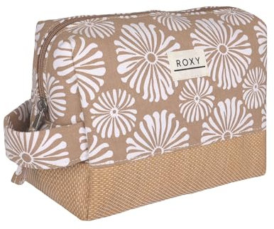 Roxy Cube de Voyage pour Femme | Trousse de Maquillage | Articles de Toilette | Trousse de Rangement | Vacances | Petite Taille, Misty Jetties Carrelage Tropical Portabella, Taille Unique