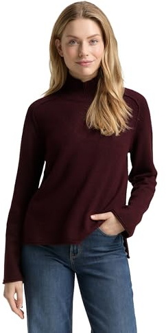 TOM TAILOR Knit Plaited Rib Pullover