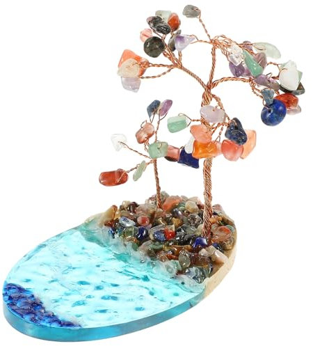 MAGICLULU Landschaftsornament Küstendekor für Geldbaum- Aus Harz Desktop-harzdekor