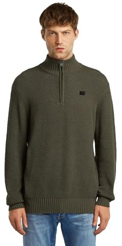 G-STAR Herren Honey Comb Structure Skipper Knit