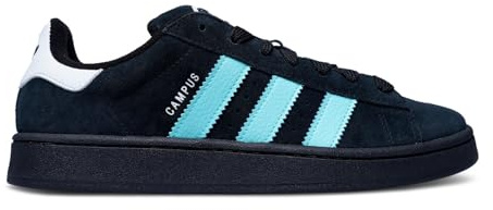 adidas Campus 00s Mens Sneaker, Core Black/Flash Aqua/White, 9 UK