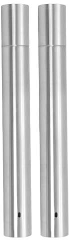PAMINGONO 2pcs Stainless Steel Skewer Storage Tube for BBQ Tools, Compact and Sturdy Barbecue Sticks Holder Container, Sleek Design Withstands Outdoor Conditions, for Picnics and Camping
