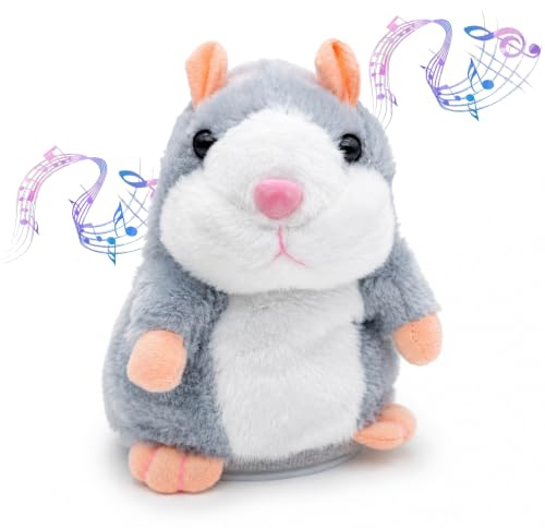 Sprechender Hamster,Sprechendes Kuscheltier,Plüsch Hamster Spielzeug | Sprechender Hamster,Sprechendes Kuscheltier,Sprechendehamster Wiederholt,Plüsch hamsters,Record Spielzeug Interaktives