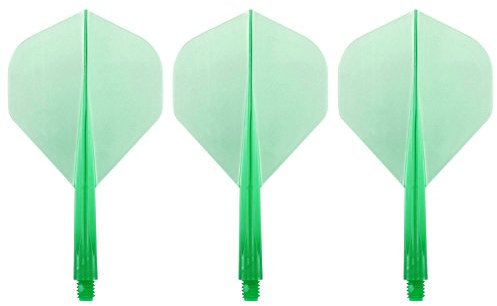 Condor Zero Stress Flight System | Standard Size | Dart Flights | Multiple Sizes | Multiple Colours (Clear Green, Short)