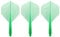 Condor Zero Stress Flight System | Standard Size | Dart Flights | Multiple Sizes | Multiple Colours (Clear Green, Short)