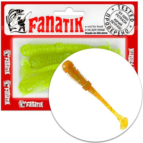 Fanatik Boxer 2 3 3.5 4.5 5-11cm Gummiköder mit Aroma Gummifisch Fanatic Jig Soft Bait Lure Kunstköder Angeln Köder Gummishad Twister Baits Lures Softbait