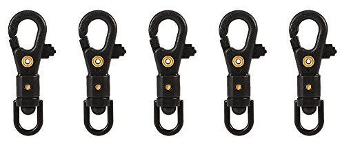 Alomejor 5 x/Pack Klettern Karabiner Clip Mini SF Klettern Snap Clip Haken EDC Gear für Ourdoor Sport Camping Wandern