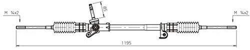 GENERAL RICAMBI FO4023 Lenkgetriebe