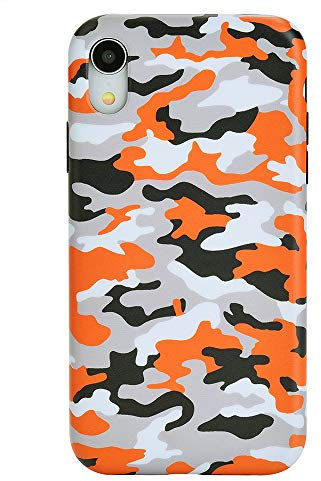 Velvet Caviar Compatible with iPhone XR Case Camo - Cool Protective Phone Cases for Girls & Men (Orange Camouflage)
