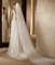 HHVEIL 3M Braut Brautschleier Schleier Hochzeit Tüll 2T Trailing Lange Schnitt Kante Hochzeit Zubehör mit Kamm Weiß Elfenbein,Ivory