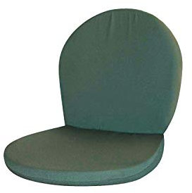 Ghio Ronda Stuhlkissen für Outdoor-Stuhl mit abnehmbarem Bezug 1 Stück Farbe Dunkelgrün