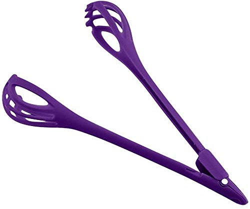 Hand Food Clip Multi-Function Egg Beater Handheld Egg Whisk Kitchen Utensils Bread Clip Mixer for Cooking Baking Blending, Purple