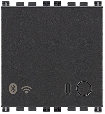 Vimar 19597 Arké Gateway connesso IoT Bluetooth Wi-Fi per integrazione, configurazione, supervisione di VIEW Wireless, mediante Cloud e App, 2 moduli