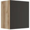 idealShopping GmbH Küchen Hängeschrank Noah O506-0+ in anthrazit 50 cm breit