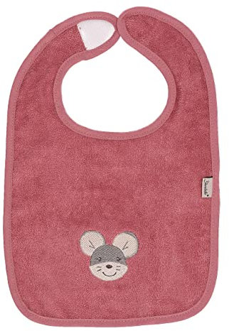 Sterntaler Baby Mädchen Bio Lätzchen GOTS Mabel - Babylätzchen, Sabberlätzchen mit Klettverschluss - Rosa