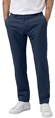 Pierre Cardin Herren Chino Antibes | Männer Hose | Slim Fit | Marine 4017 6000 | 34W - 36L