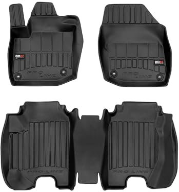 OMAC Tapis de Sol Compatible avec Honda Civic 5 Portes Tourer 2012-2016 Noir Premium