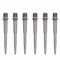 FOX SMILING Steel Dart Spitze Tip Converter Points 2BA, Replacement Tips Metal Needel Tips Darts (6PCS Edelstahl Spitzen)