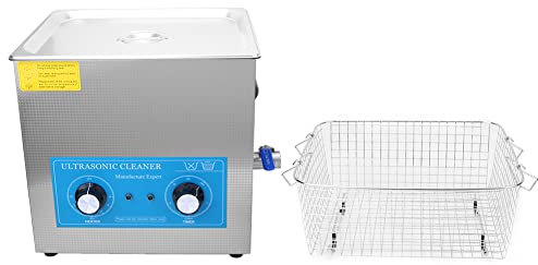 Kaufpart Ultrasonic Cleaner Mechanical Timing Heating Ultrasonic Cleaning Machine 820HT 22L(UK 200-240V)