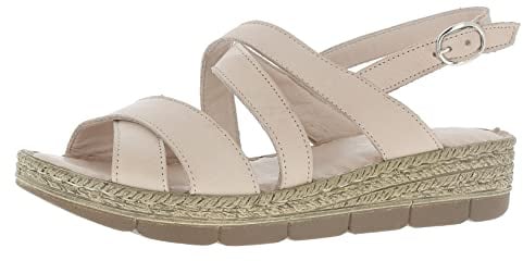 Andrea Conti Women's Modern Heeled Sandal, Rose, 7 US