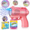 Panacare Seifenblasenpistolen, Seifenblasenmaschine Gun Kinder 4000+ Blasen/Minute mit 130ML Seifenblasenlösung, Bubble Machine Geschenk für Kinder/Geburtstag/Party, Bubble Gun (Pink)