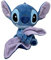 Peluche Stitch Disney avec couverture, bonhomme 25 cm