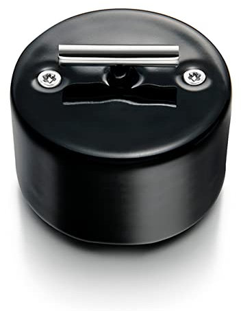 FONTINI - Va-et-vient metal chrome porcelaine noire DO