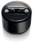 FONTINI - Va-et-vient metal chrome porcelaine noire DO