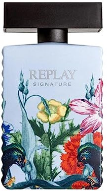 REPLAY - Signature secret for woman Eau de Toilette Damenduft blumig, zitrus, geheimnisvoll, intensiv, energetisch, auffällig und prickelnd, 100 ml Flasche