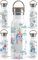 OWLBOOK Einhorn personalisiert Kinder Einhorn Mädchen Edelstahl mit Strohhalm - Thermosflasche 600 ml BPA frei Auslaufsicher - Kindertrinkflasche für Schule Kindergarten Sport & Outdoor