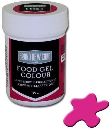 BrandNewCake® Colorante Gel Fucsia 35g - Colorante Alimentare Commestibile - Perfetto per la Decorazione di Dolci e Torte